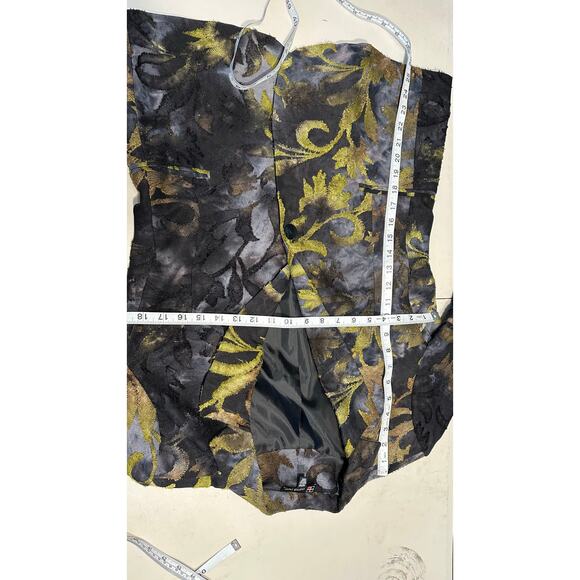 CARRE‎ NOIR dark floral fairycore grunge blazer jacket womans Medium - Picture 7 of 7